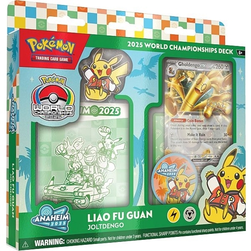 World Championship 2025 Deck - Liao Fu Guan - Joltdengo - Pokemon kort
